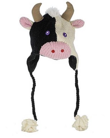 Картинка шапка с ушами Knitwits Calvin the Cow  - 1