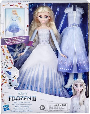 Kukla Frozen 2 Elsa Transformation Doll Brand New Frozen II
