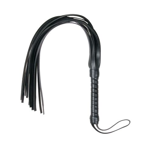 Черный флоггер Flogger Whip - 46 см. - Easy toys Fetish Collection ET290BLK