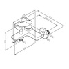 Am.Pm F85A10099 X-Joy, смеситель д/ванны/душа, золото