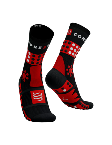 Носки Trekking Black/Core-Red/White)