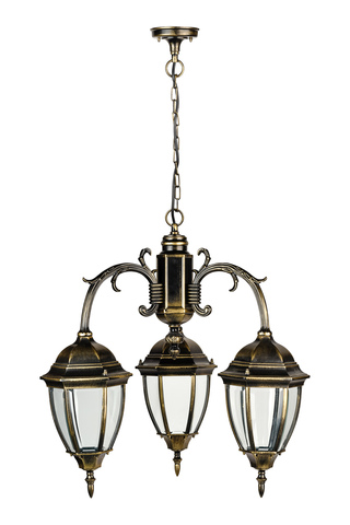 Люстра 3-х рожковая Arsenal S черный с золотом (GB)