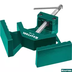 KRAFTOOL AC-80, глубина зажима 70 мм, мощная алюминиевая угловая струбцина (32202)