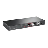 TP-Link TL-SL1218MP 16-портовый монтируемый в стойку PoE+ коммутатор 10/100 Мбит/с с 2 гигабитными портами