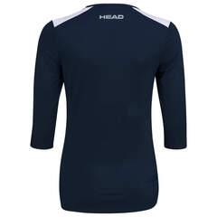 Женская теннисная футболкаHead Club 22 Tech 3/4 Shirt W - dark blue