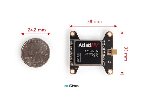 Видеопередатчик FPV Holybro Atlatl HV V2 1.2 ГГц 0.5/25/200/1000мВт 9 каналов VTX