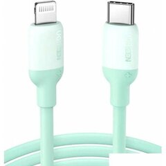 Кабель UGREEN US387 (20308) USB-C to Lightning Silicone Cable 1м.зеленый