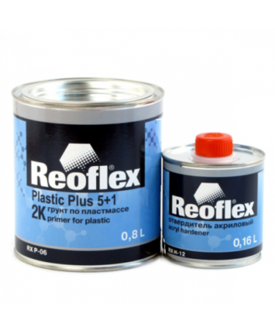 Reoflex Грунт-выравниватель 2К по пластмассе 5+1серый 13031