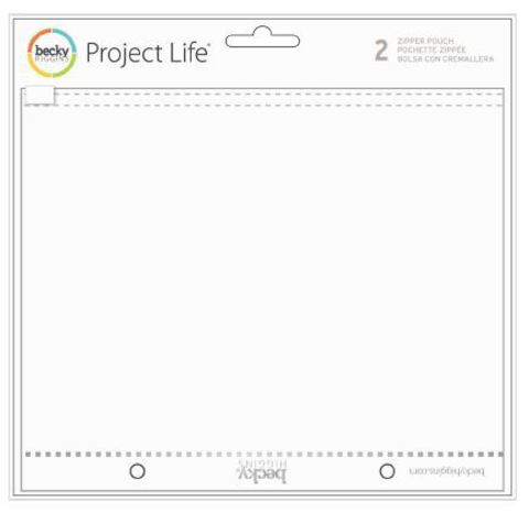 Конверты для Project Life с ZIP-застежкой 15х20 by Becky Higgins- штучно