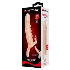 Телесная удлиняющая насадка Penis Sleeve Emmitt - 17 см. - 