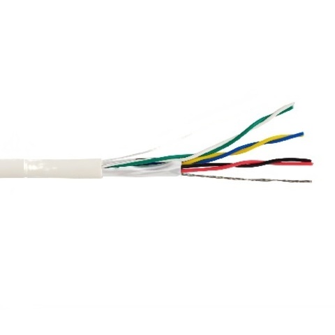 Кабель для систем сигнализации, связи и телекоммуникаций Eletec BS06 6х0,2 мм2, экран, 100 м
