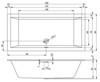 Ванна RETHING CUBIC 190x90 Riho BR1100500000000