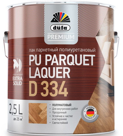 Dufa PREMIUM PU PARQUET LAQUER D334/Дюфа Премиум ПУ Паркет Лакер Д334 паркетный лак