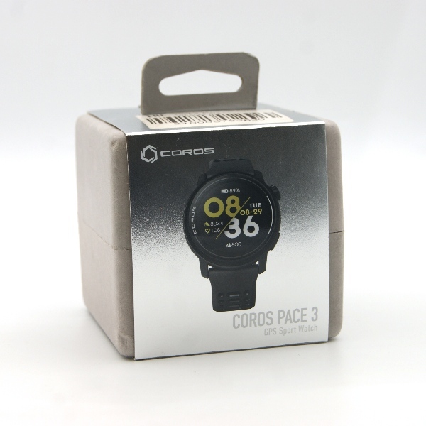 Coros Pace 3 Black Silicone