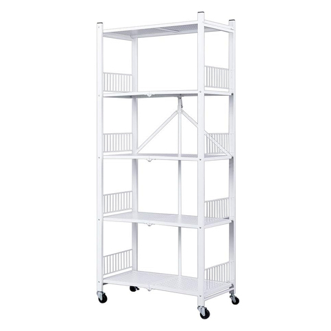 Стеллаж Tidan, 70х36х155, белый, 5 полок, сталь