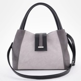 Сумка Саломея 333 мульти итальянский серо-черный