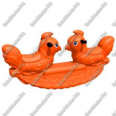 Качалка балансир Для Помещений "Динозаврик"