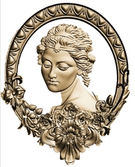 Силиконовый молд Портрет-L