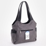 Сумка Саломея 618 македония серый + черный