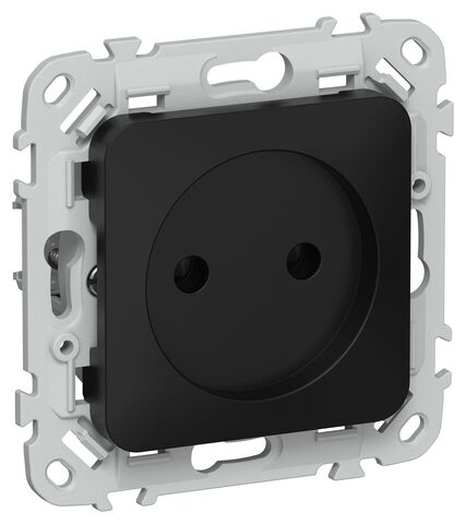 FLITE Роз. без з/к/ш б/к 10А РС01-1-ФлЧ чер. IEK