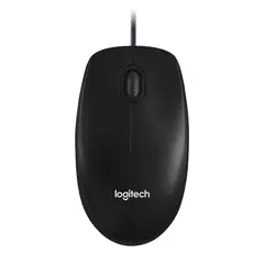 Мышь проводная Logitech M100 Black (USB, оптическая, 1000dpi, 2but) (910-006652)