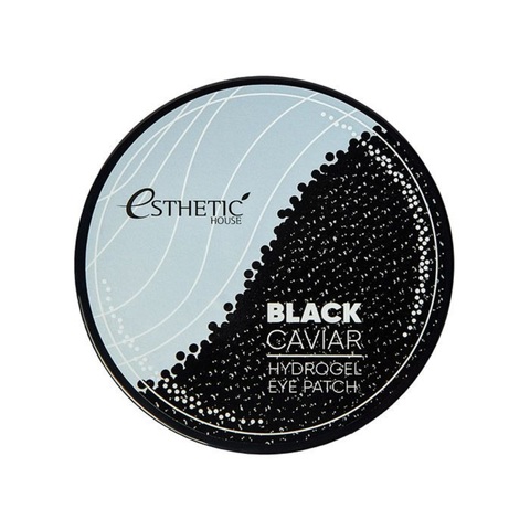 Esthetic House Black Caviar Hydrogel Eye Patch гидрогелевые патчи для глаз с экстрактом черной икры