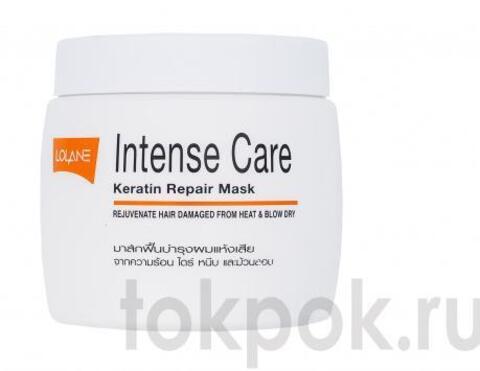 Маска для волос Lolane Keratin Mask For Hair Damage Heat, 200 гр