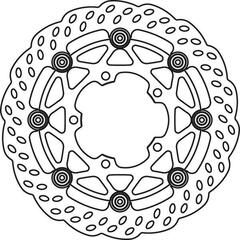 Диск тормозной передний GSX-R 600/1000