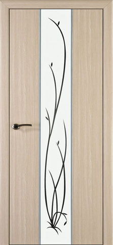 Дверь Галант (белое зеркало) (дуб Неаполь, зеркало ПВХ), фабрика ДверноВ