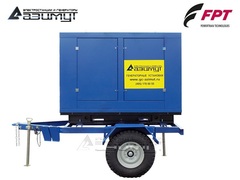 Дизельный генератор Азимут ЭД-20-Т400-1РПМ20 FTP-Iveco на шасси в капоте