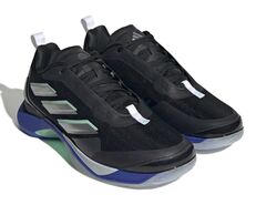 Женские теннисные кроссовки Adidas Avacourt W - core black/silver metallic/lucid blue