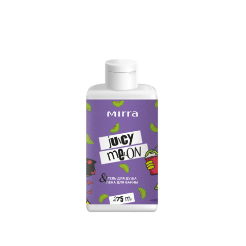 Гель для душа&Пена для ванны "Сочная дыня" 275 мл