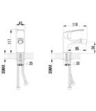 Смеситель для биде LEMARK PLUS SHAPE LM1708C