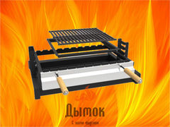 Решетка-гриль чугунная в рамке (комплект для гриль-вставок)