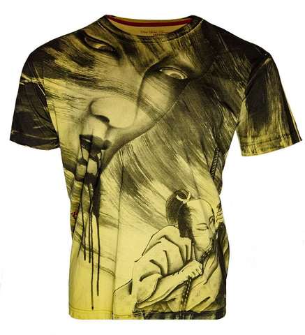 Affliction | Футболка мужская Horiyoshi III Wind Tee Signature Series A561 перед