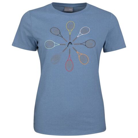 Футболка для девочки Head Racquet T-Shirt G - infinity blue