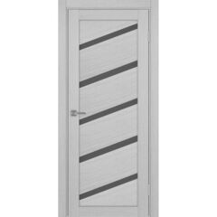 Купить Межкомнатная дверь экошпон Турин 506У.112 дуб серый остеклённая