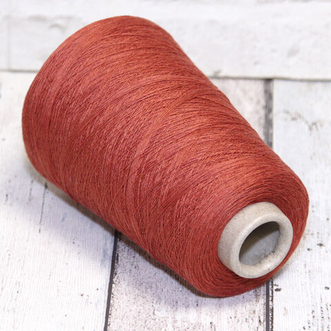 Лен 100% TOSCANO TOSCOLINO 2/26 красно-коричневый