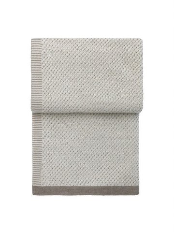 Плед 130x180 Elvang Raindrops Ivory