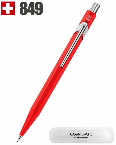 Карандаш механический Caran d’Ache Office 844 Classic Red, 0,7 mm (844.070_PLGB)