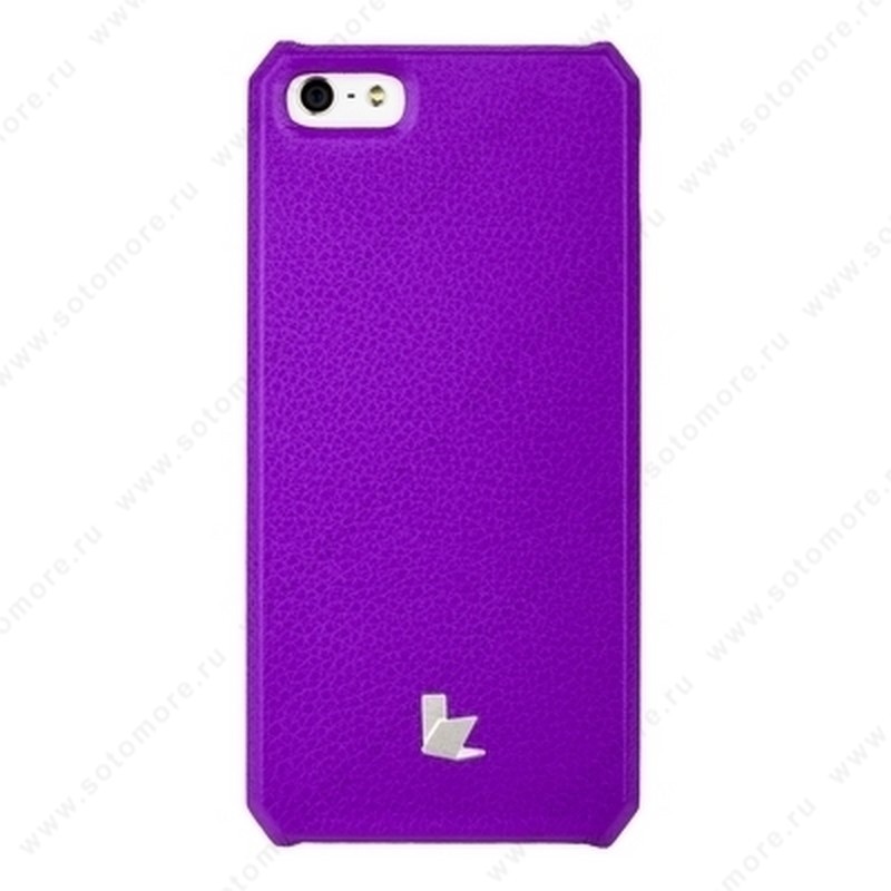 Накладка Jisoncase для iPhone SE/ 5s/ 5C/ 5 цвет фиолетовый JS-IP5-01H