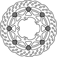 Диск тормозной передний GSX-R 600/1000