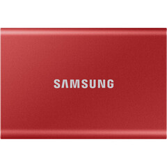 Внешний SSD Samsung 1TB T7 Portable SSD Metallic Red красный