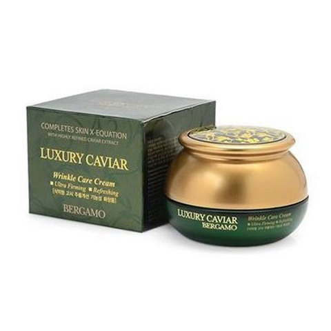 Bergamo Luxury Caviar Wrinkle Care Cream - Антивозрастной крем с экстрактом икры