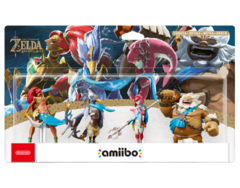 Фигурки Amiibo Урбоса + Ревали + Мифа + Дарук Коллекция The Legend of Zelda