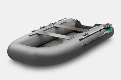 Надувная лодка GLADIATOR E300SL тёмно-серый