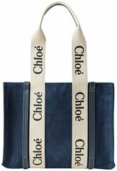 Сумка-тоут Chloé Woody Mini синий