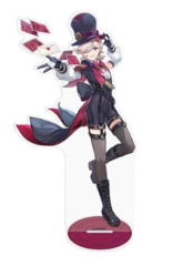 Акриловая фигурка Genshin Impact 2023 Fontaine Art Exhibit Lyney