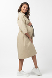 Платье для беременных 13473 бежевый
