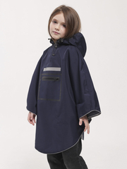 Дождевик-пончо детский синий Navy Kid
